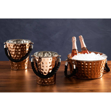 Miressa Large Copper Finish Party Bucket