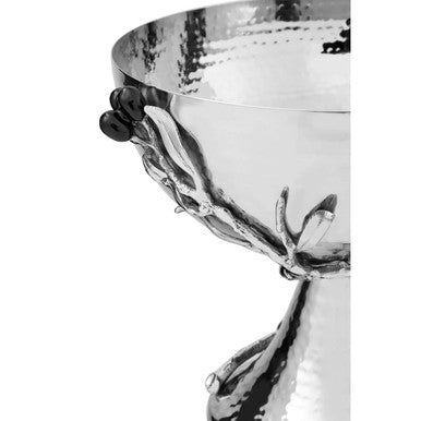 Miressa Grapes Fruit Bowl With Pedestal Base