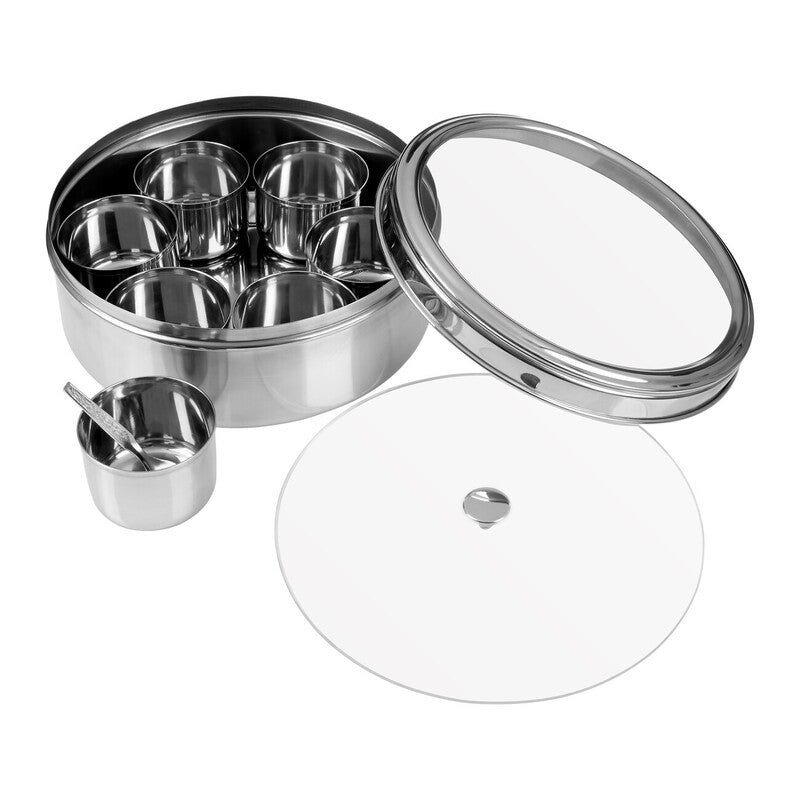 Set of 7 Spice Storage Container with Clear Lid | Syd
