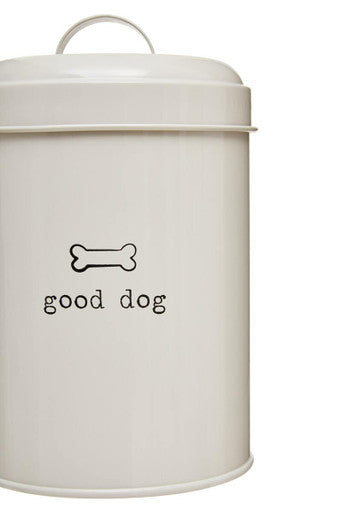 Adore Pets 1.2Ltr Good Dog Grey Food Storage Canister