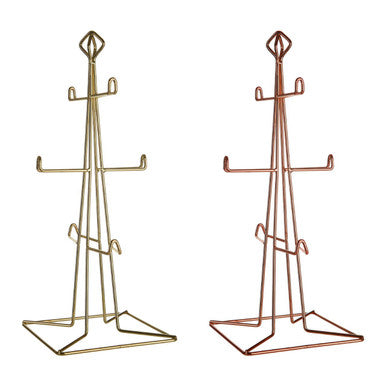 Vertex Gold Finish 6 Mug Tree