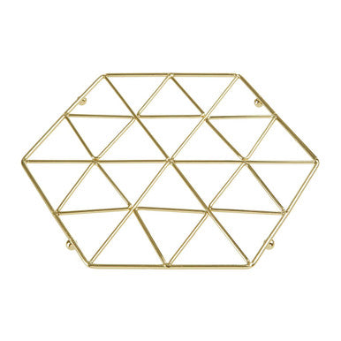 Vertex Gold Finish Trivet