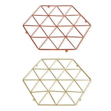 Vertex Gold Finish Trivet