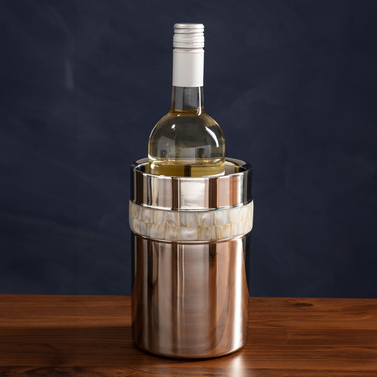 Mother of Pearl Inlay Design Wine Cooler | Mixology