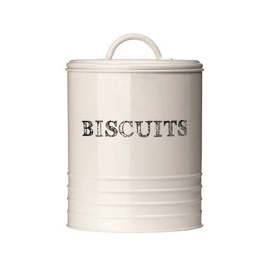Sketch Cream Biscuit Canister