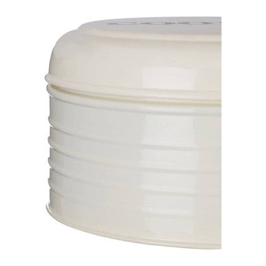 Sketch Cream Finish Round Biscuit Tin