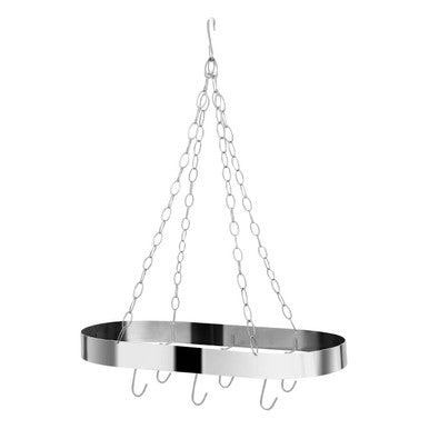 Valen Matt Chrome Oval Ceiling Rack
