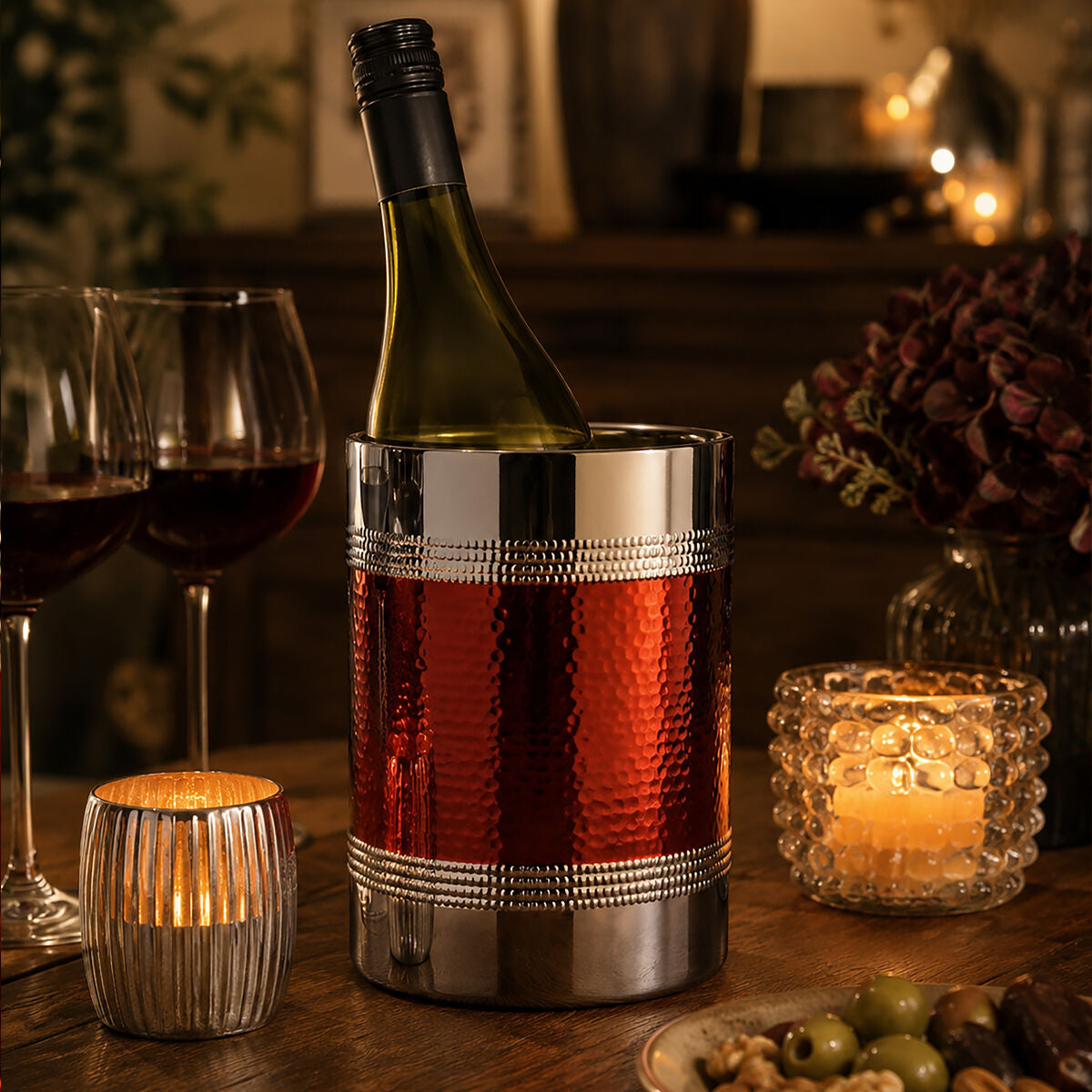 Hammered Red Band Bottle Cooler | Mixology