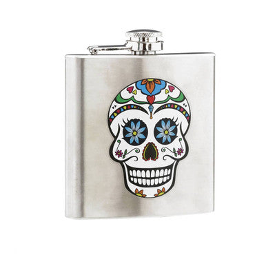 Auden Skull Design Hip Flask
