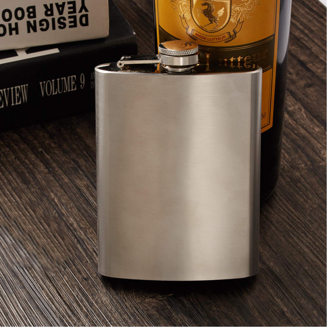 Stainless Steel 8Oz Hip Flask | Auden