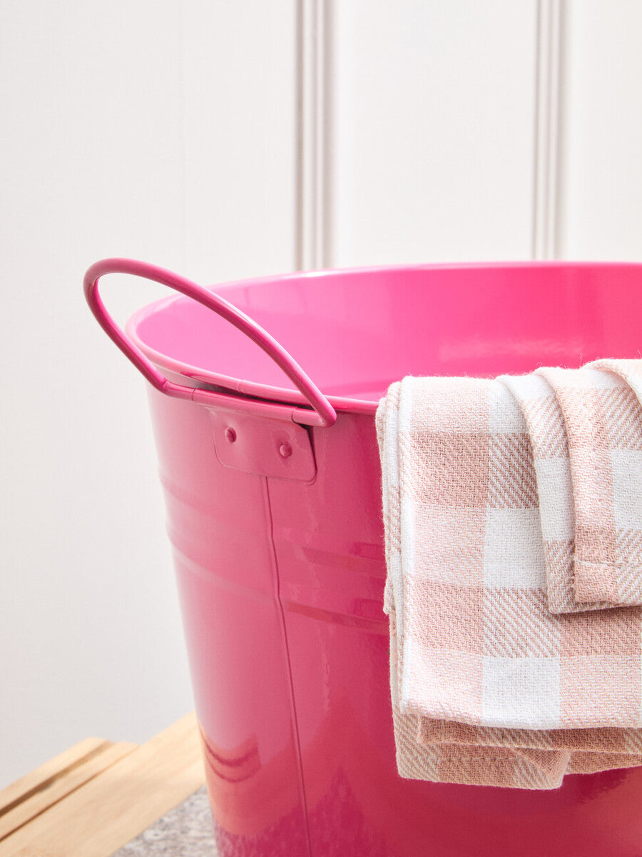 Pink Zinc Bucket