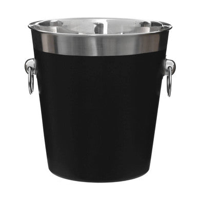 Mixology Black Enamel Champagne Bucket