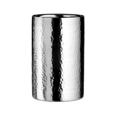 Stainless Steel Hammered Effect Wine Cooler | Martel