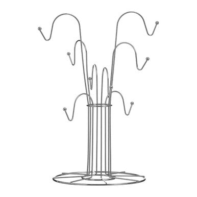 Helix Chrome 8 Cup Mug Tree