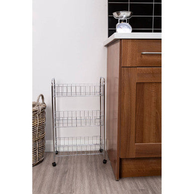 Franco Chrome 3 Tier Storage Cart