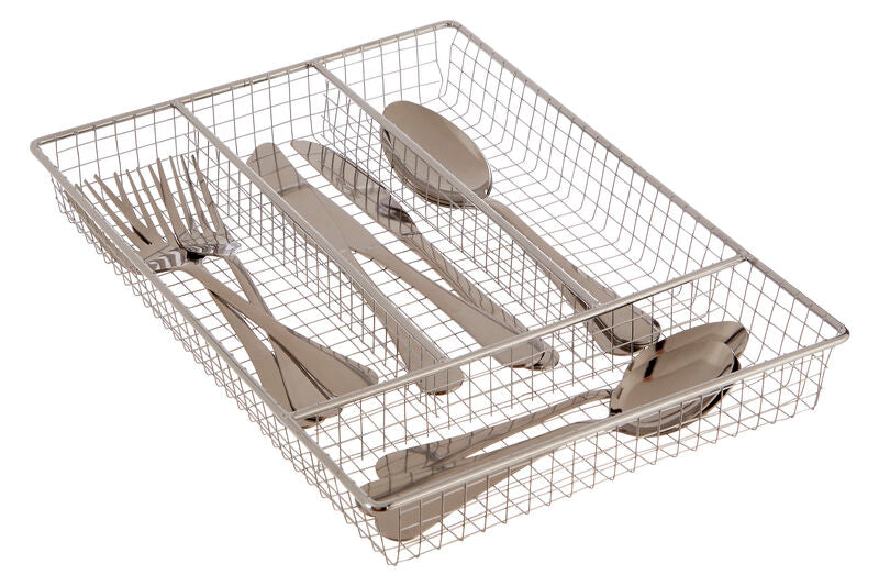 Esme Chrome Cutlery Tray
