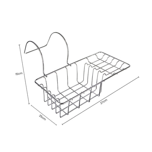 Dara Chrome Wire Hanging Bath Caddy
