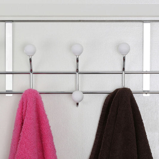 Jaxen Over Door Hanger with 10 Ceramic Ball Hooks