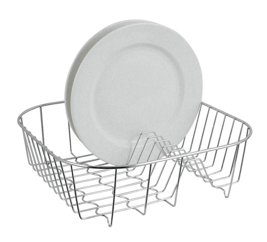 Laurie Small Square Chrome Wire Dish Drainer