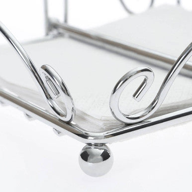 Chrome Wire Napkin Holder | Helix