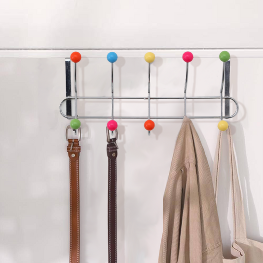 Jaxen Multi Colour 10 Hook Over Door Hanger