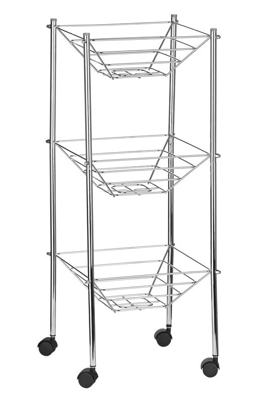 Mara 3 Tier Storage Cart With Wheels