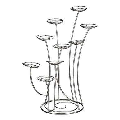 Faye Chrome 9 Cup Cake Stand
