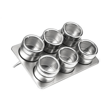 With Oblong Tray | Spice Jars Magnetic Tray
