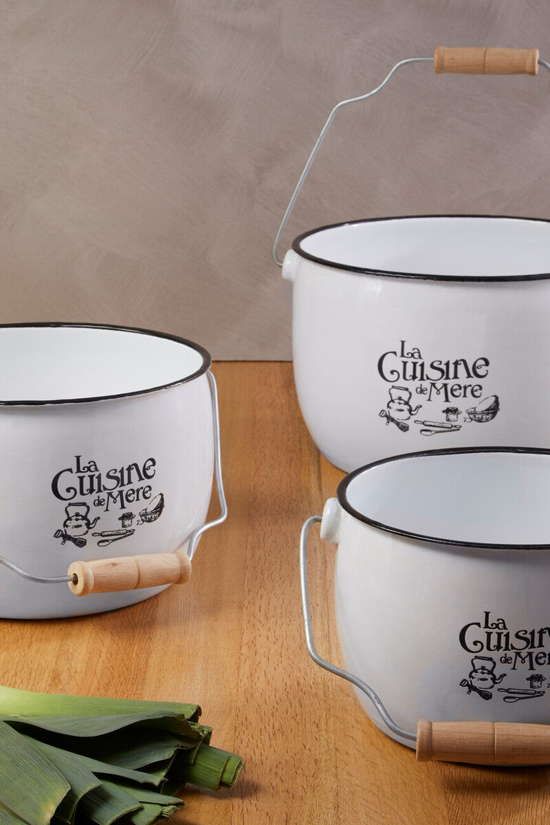 La Cuisine De Mere Set Of 3 Storage Pots