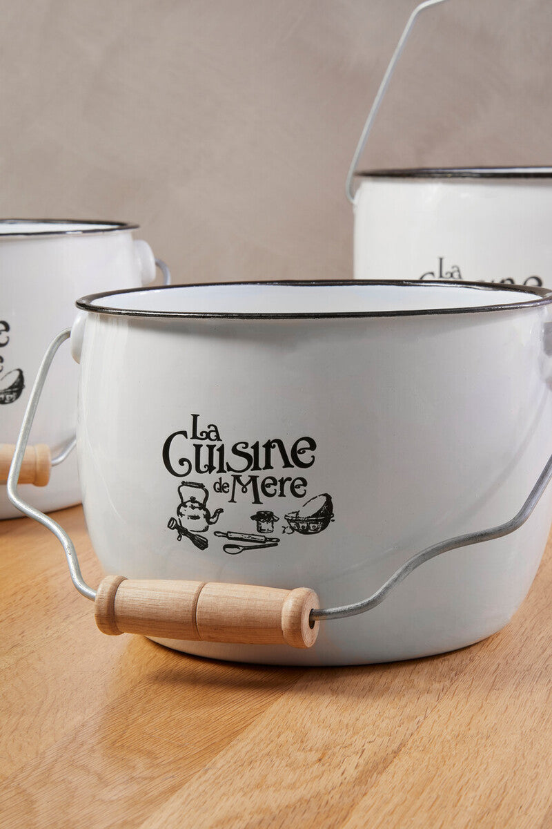 La Cuisine De Mere Set Of 3 Storage Pots