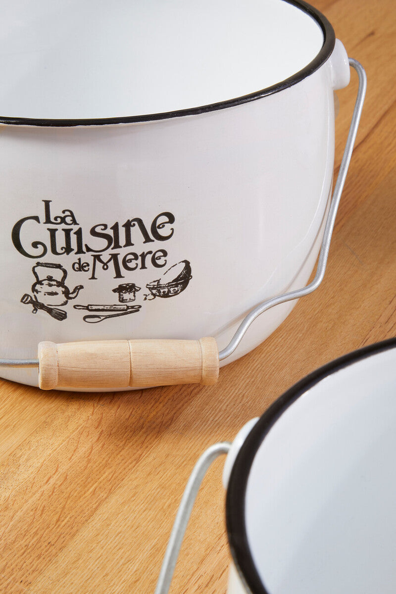 La Cuisine De Mere Set Of 3 Storage Pots