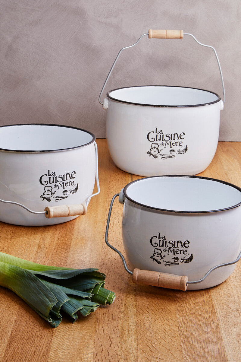 La Cuisine De Mere Set Of 3 Storage Pots