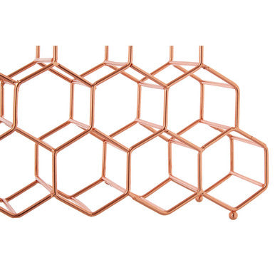 15 Bottle Copper Finish Spice Rack | Vertex