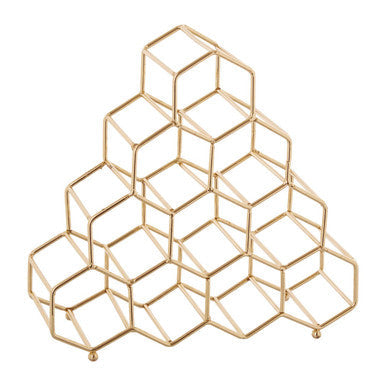 Vertex 10 Bottle Gold Plated Spice Rack