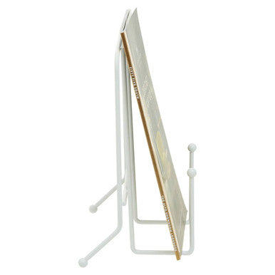 Reyna Matt White Finish Cookbook Stand