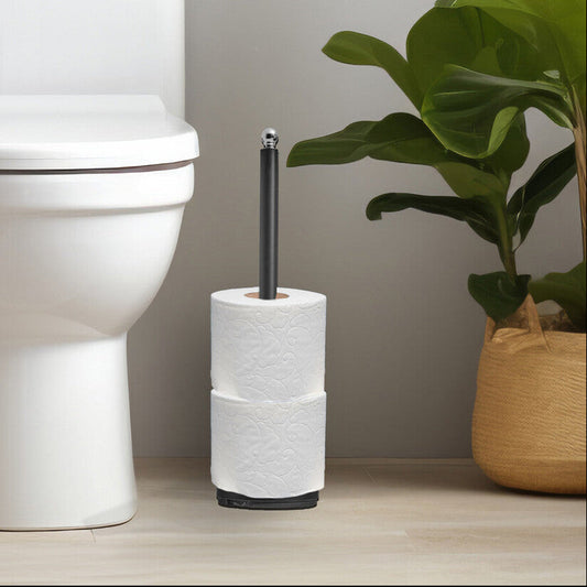 Adler Black Toilet Roll Holder