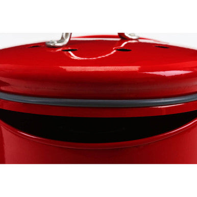 Madison Red Bin with Handle | Compost