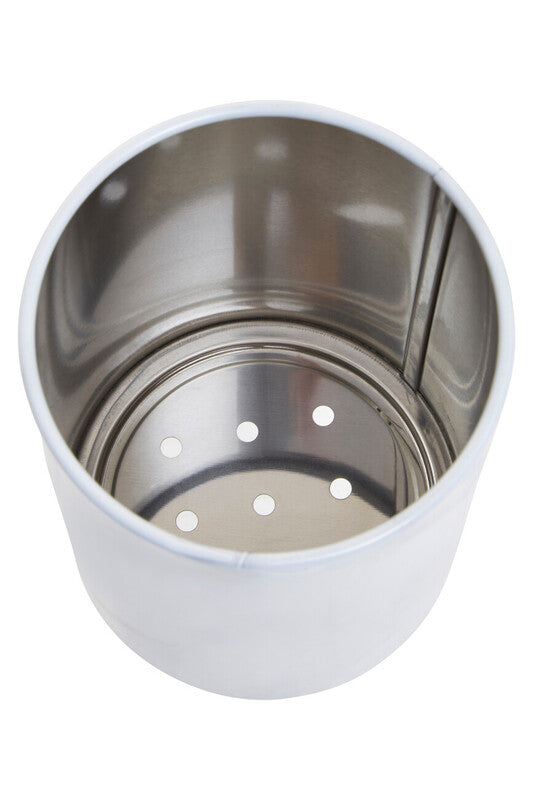 Easton White Marble Effect Utensil Holder