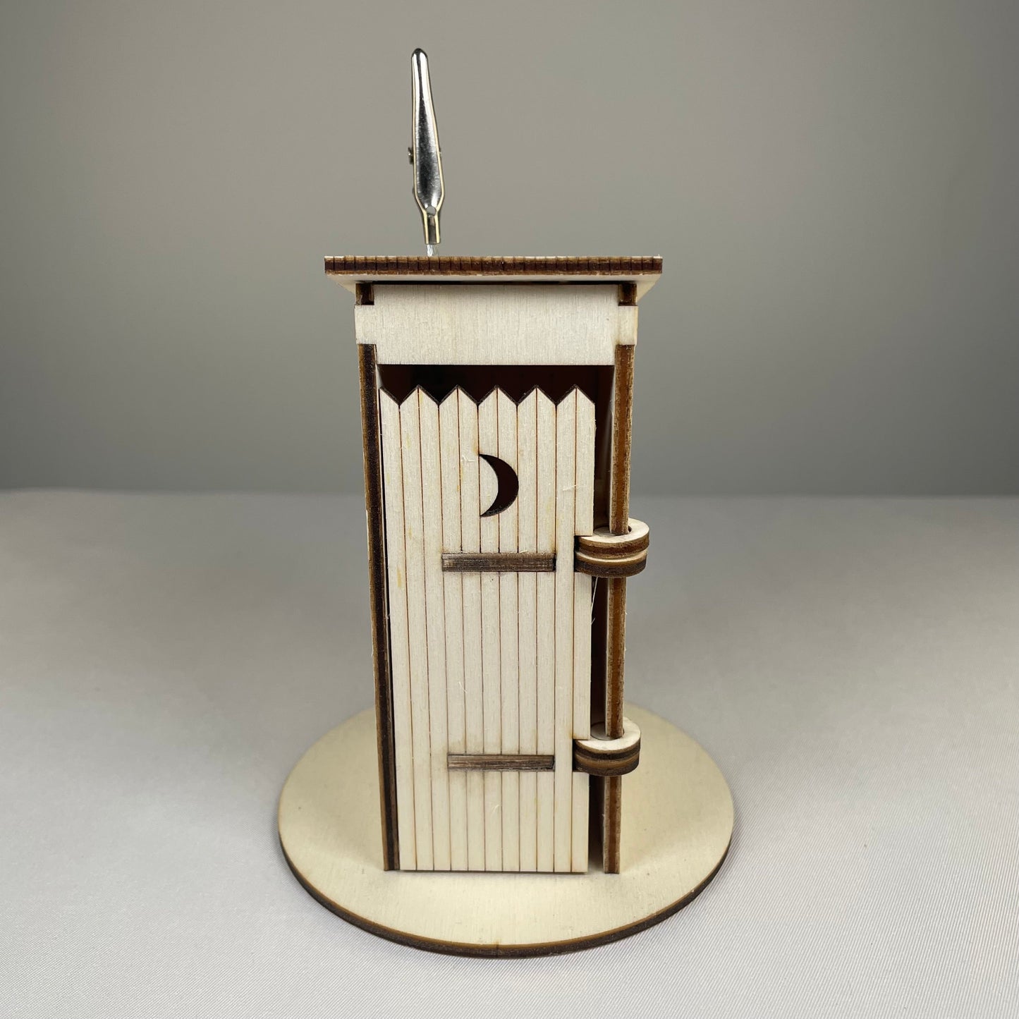 Outhouse WC Toilet - Flatpack Model Kit by Curious Rabbit ®