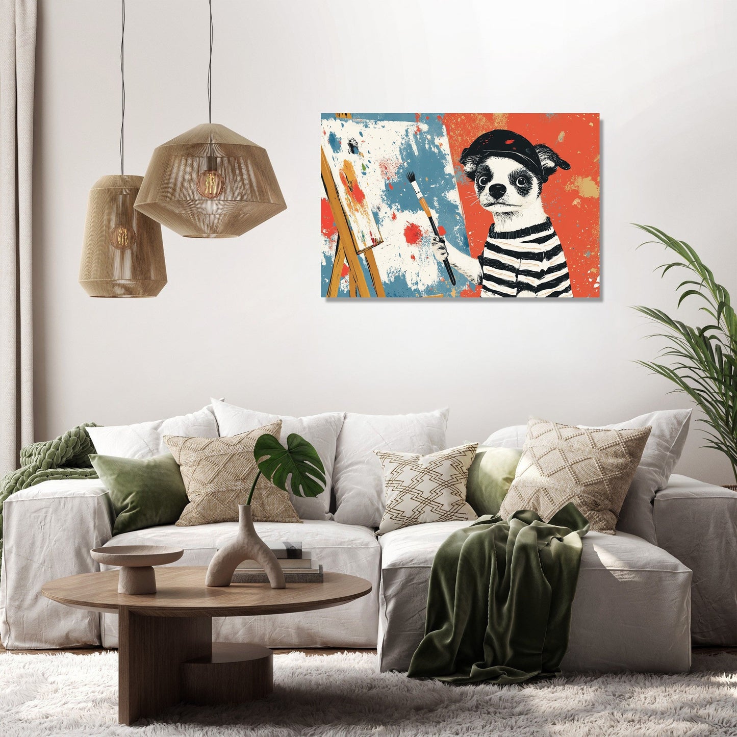French Bulldog Canvas