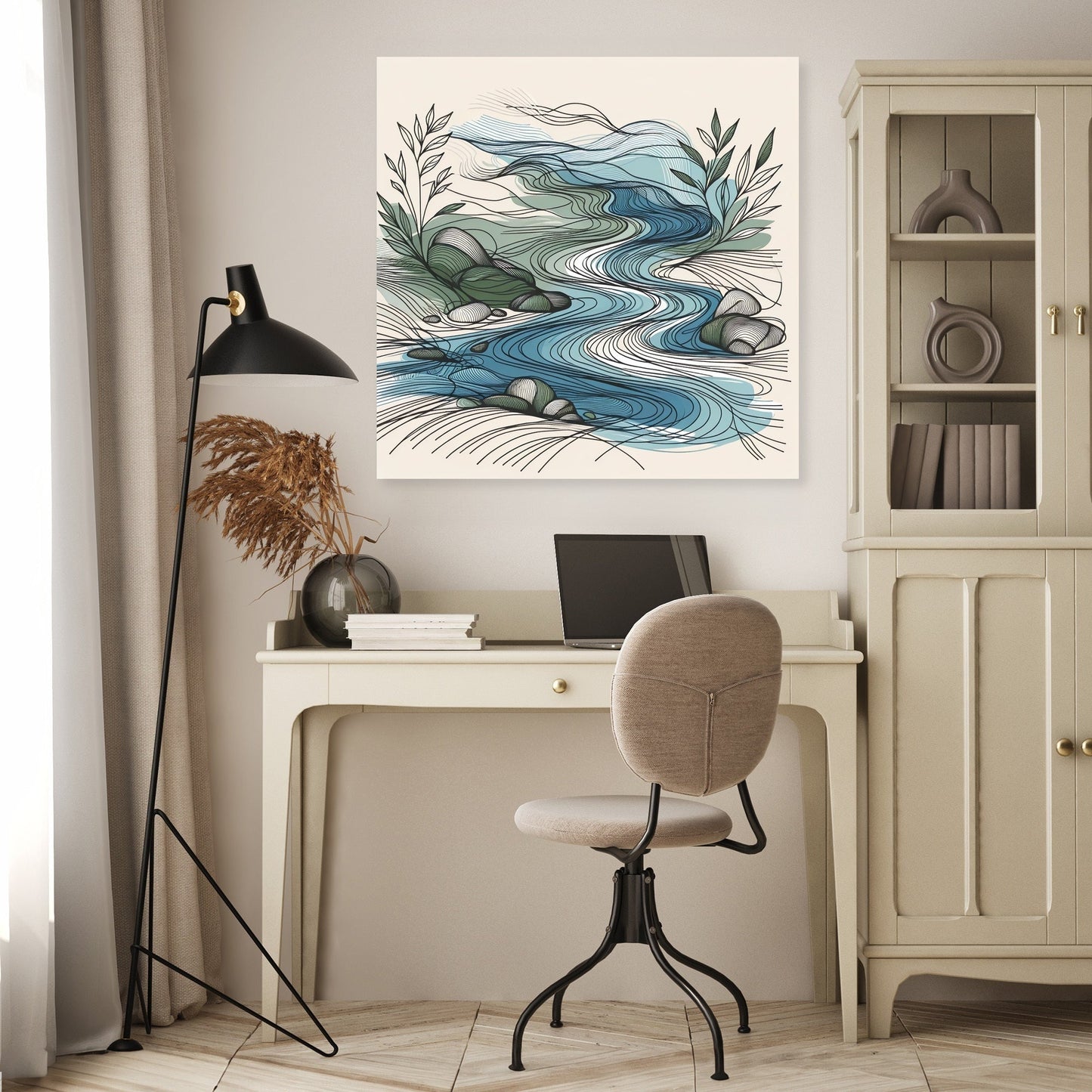 Flowing River Canvas