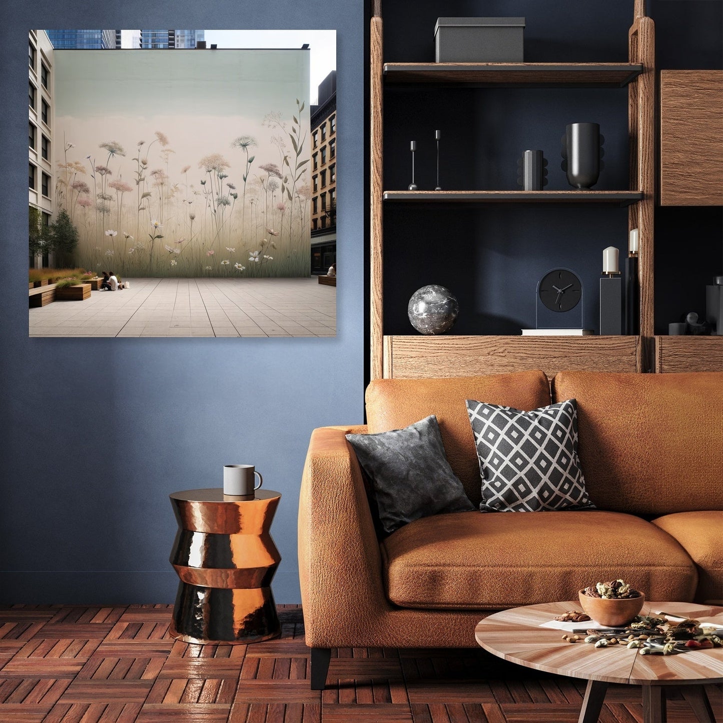 Meadow Mural Serenity Canvas