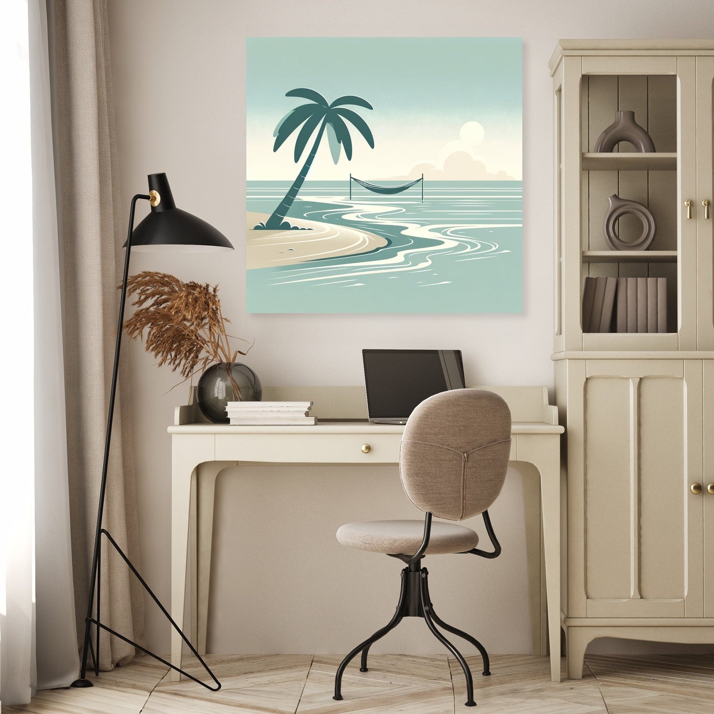 Serene Beach Bliss Canvas