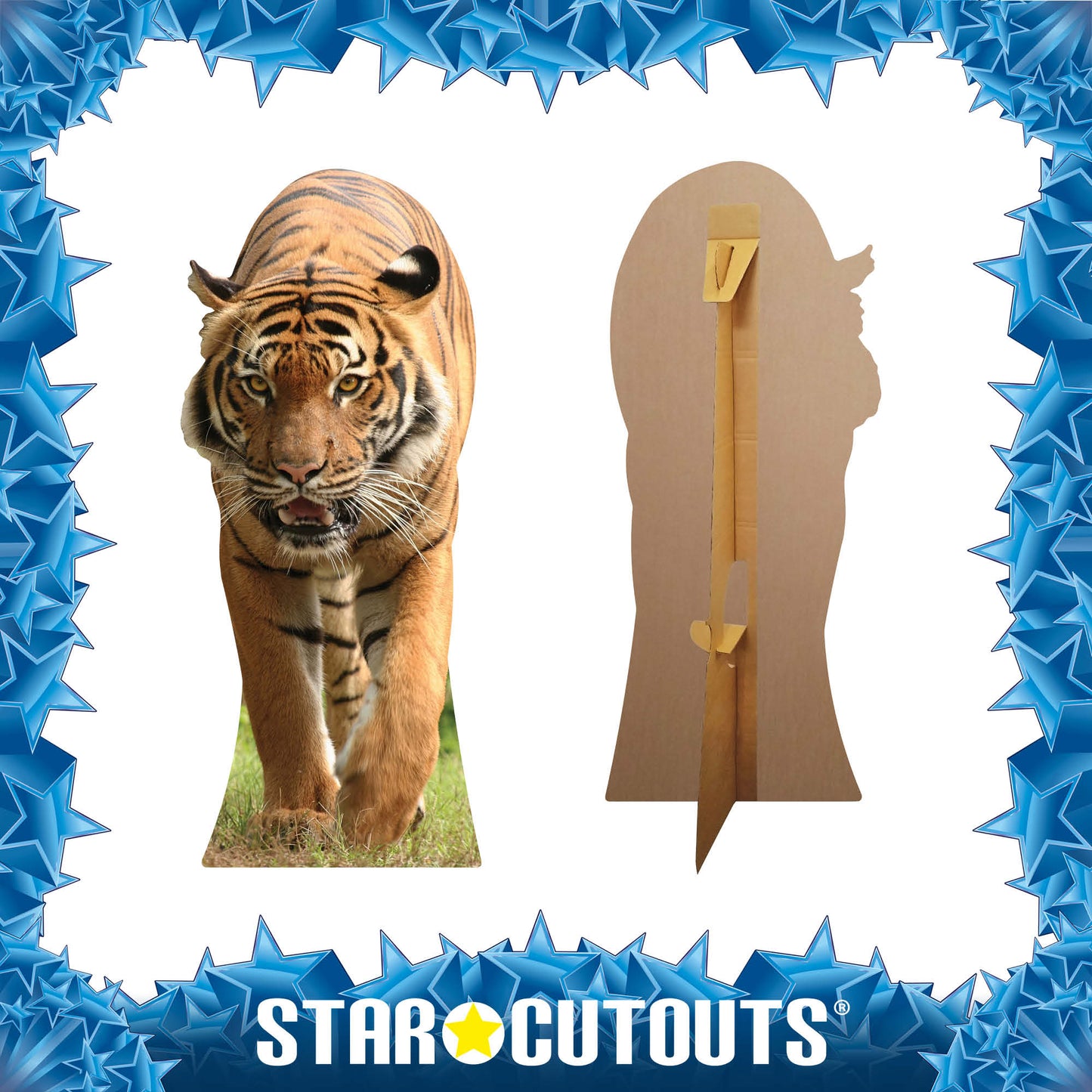 SC053 Tiger Cardboard Cut Out Height 130cm