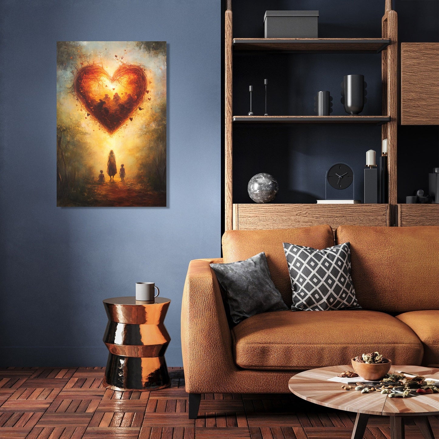 Heart of Maternal Sanctuary Canvas