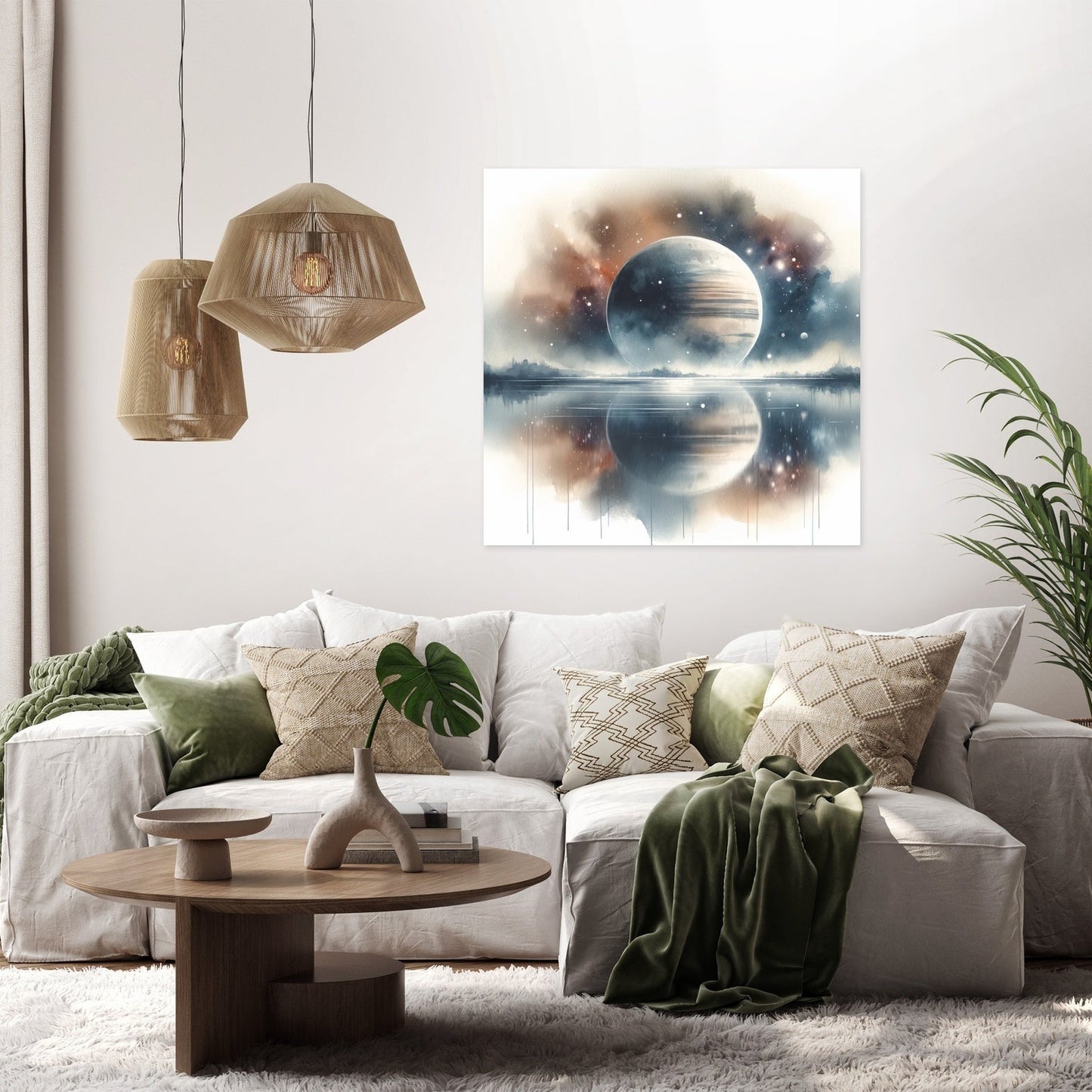 Celestial Reflections Canvas