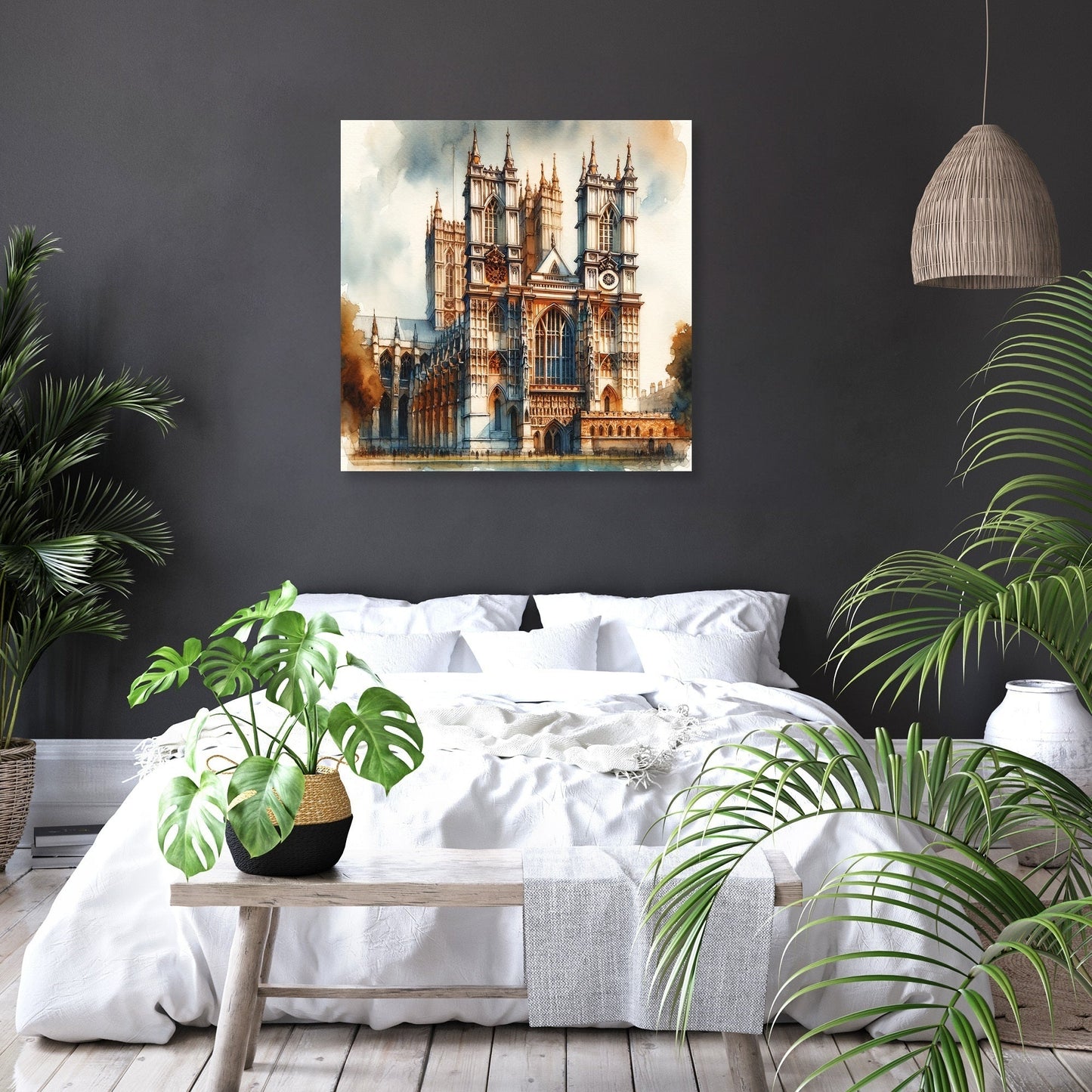 London Westminster Abbey Warmth Canvas