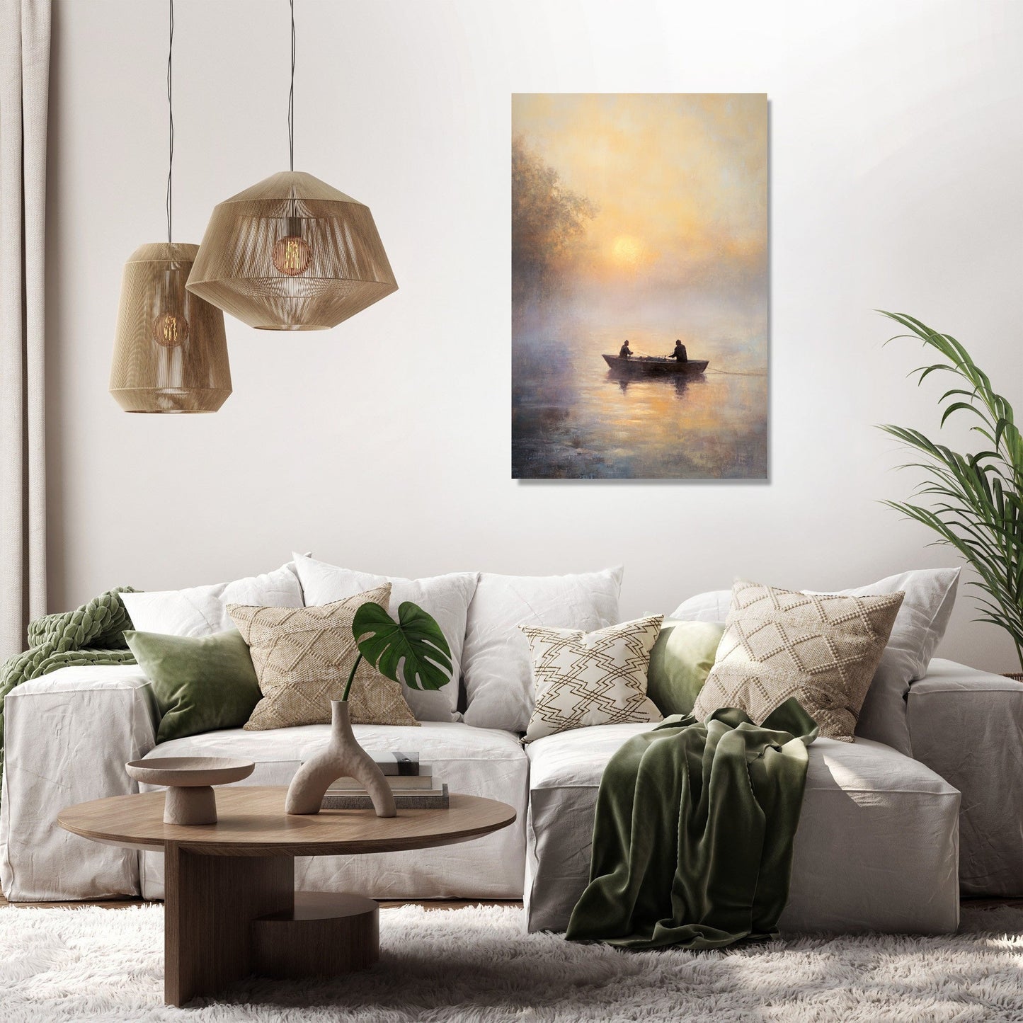 Fisherman's Morning Canvas
