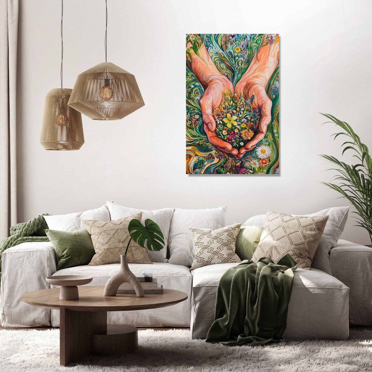 Earthly Embrace Canvas