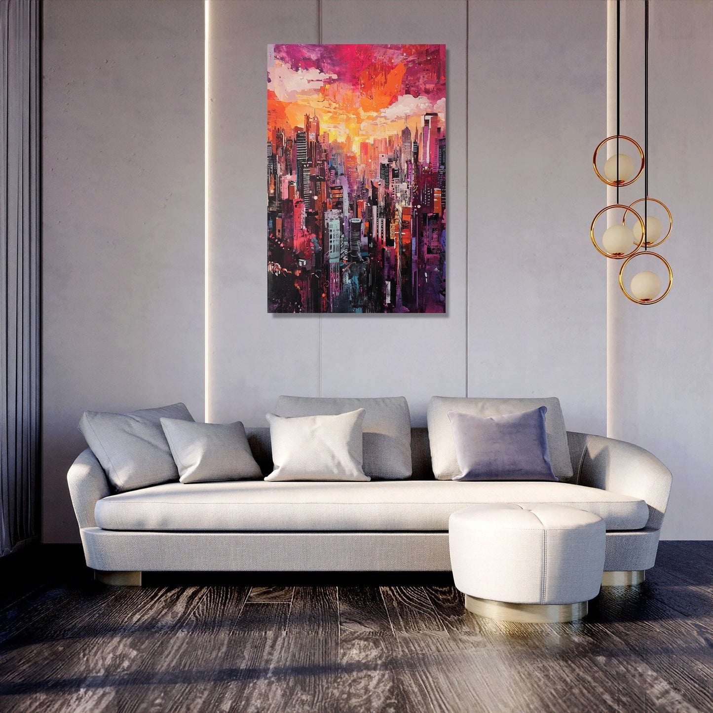 Urban Kaleidoscope Canvas